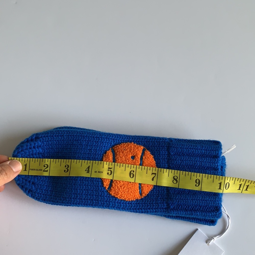 Tory Burch Sport Merino Little Grumps Mittens Blue - Picture 10 of 11